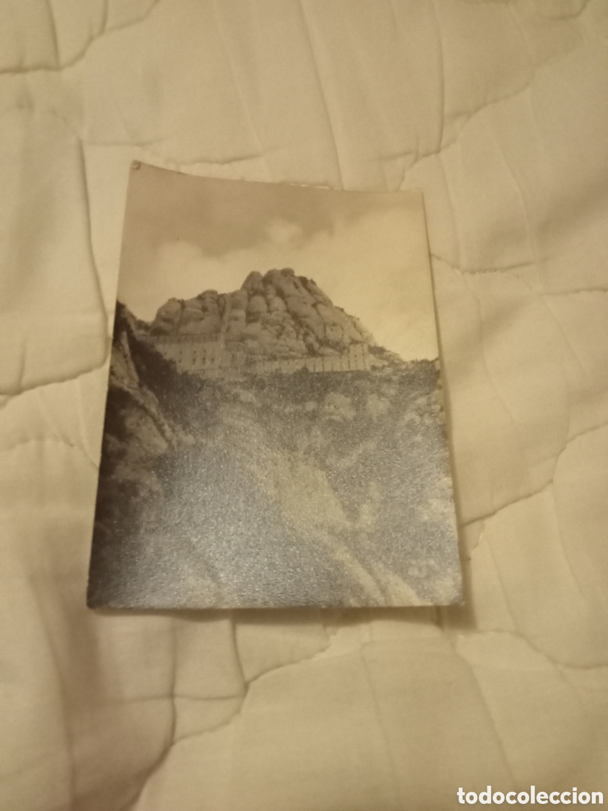 Fotografia antica: Fotograf&iacute;a del Monasterio de Montserrat ( no es postal) 7,50 x 10 cm