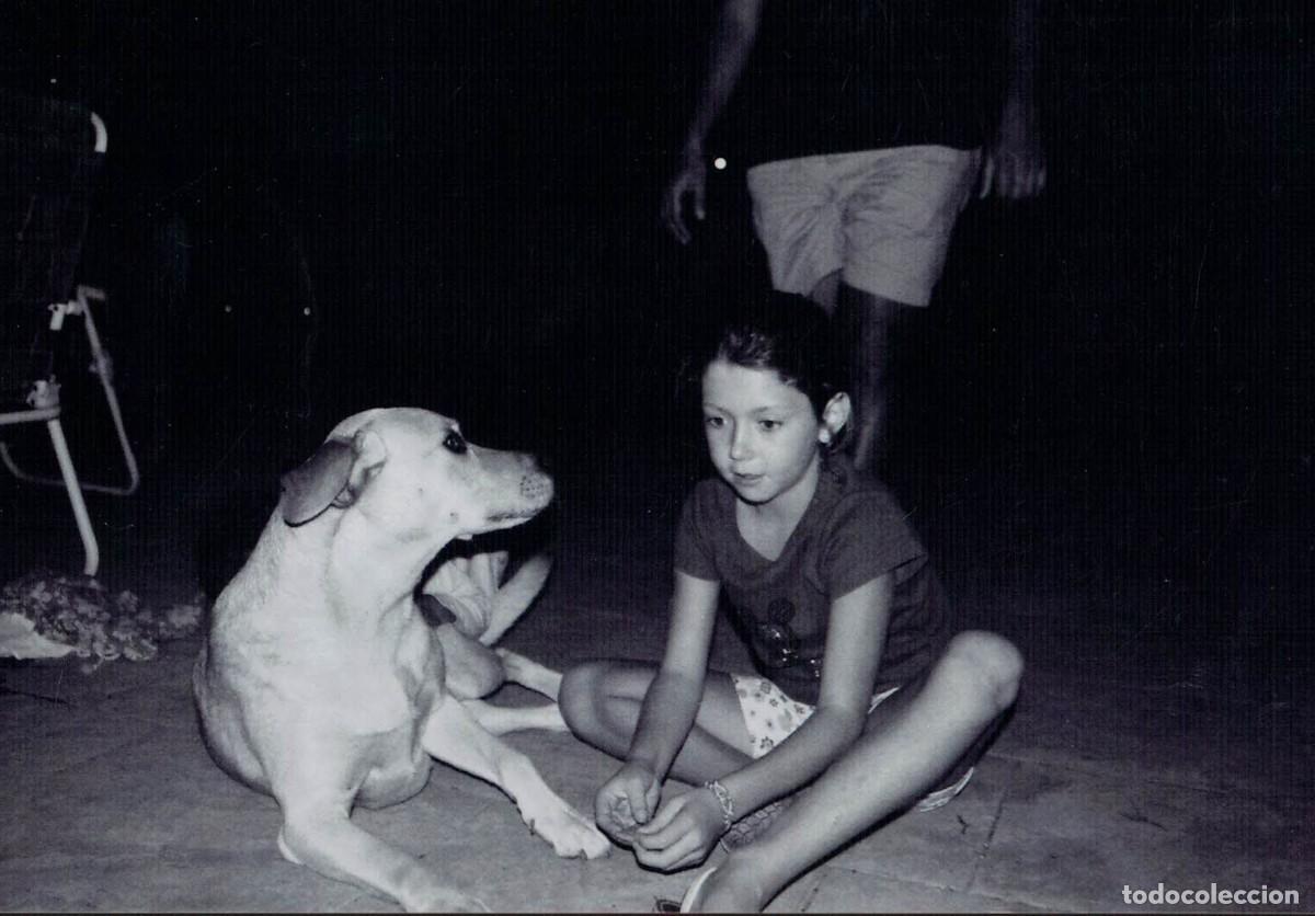 Fotografia antica: Foto Fotograf&iacute;a Ni&ntilde;a con perro