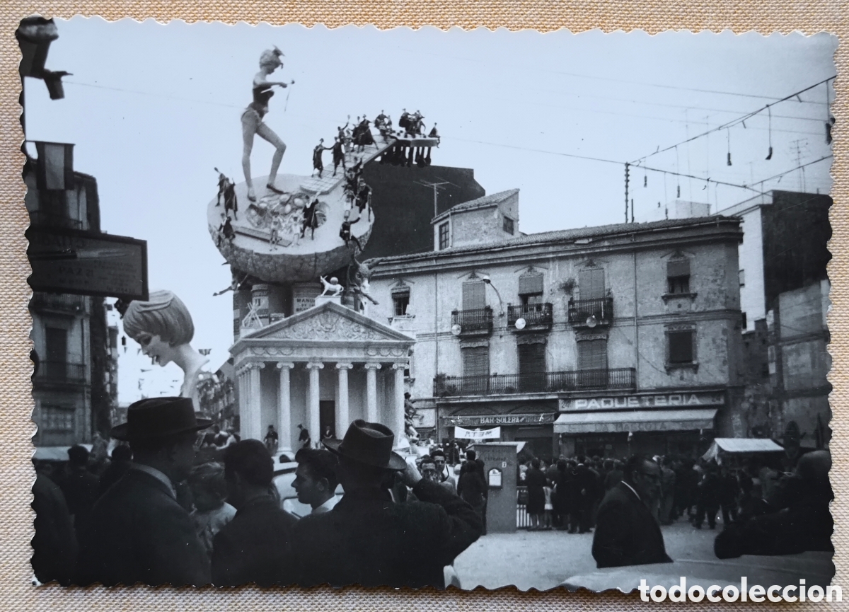 Fotografia antica: FALLA ELS TUNOS FOTOGRAF&Iacute;A CONVENTO JERUSAL&Eacute;N FALLAS VALENCIA 1963
