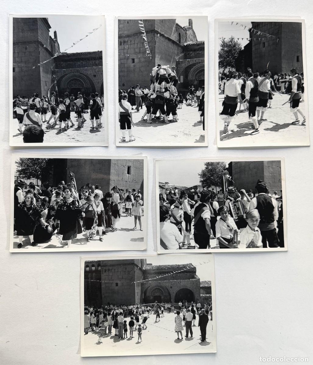 Fotografia antica: FOTOGRAF&Iacute;AS A&Ntilde;OS 60/70 / DANZANTES DE AG&Uuml;ERO / FOTOGRAFIA CESAR VALERO - HUESCA / 14,5 x 10,5