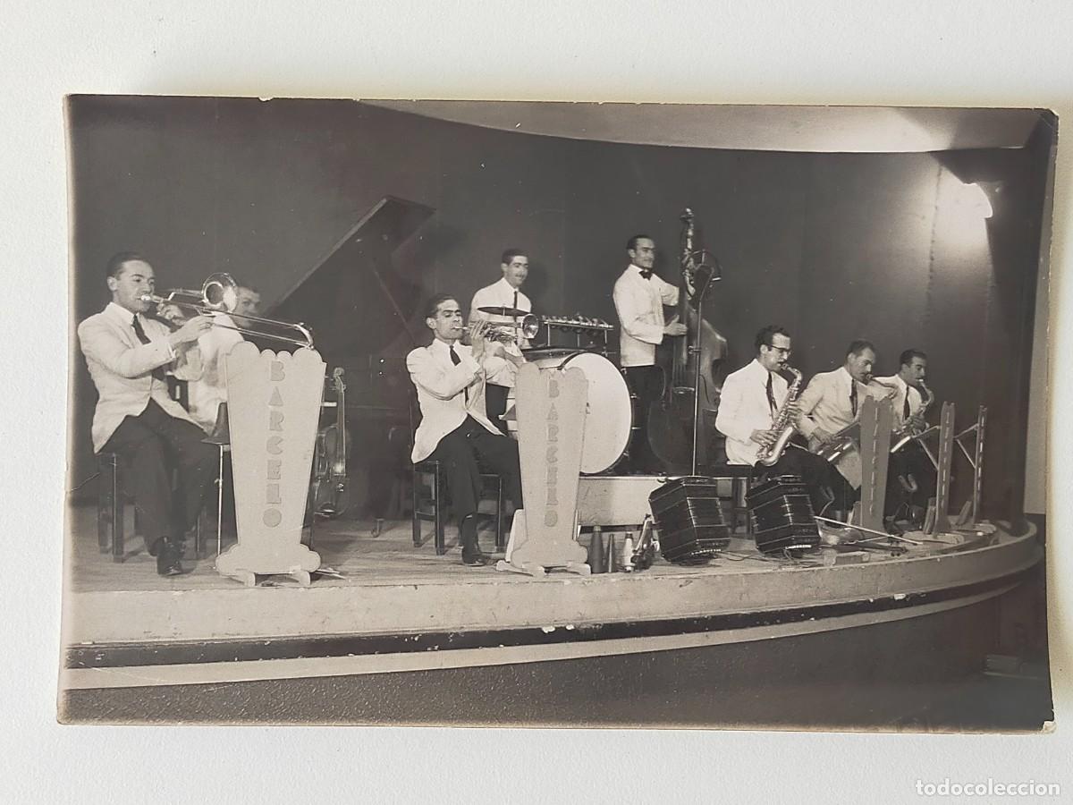 Fotografia antica: Foto/Postal: ORQUESTA BARCELO - A&ntilde;os 50/60 - Escrita.