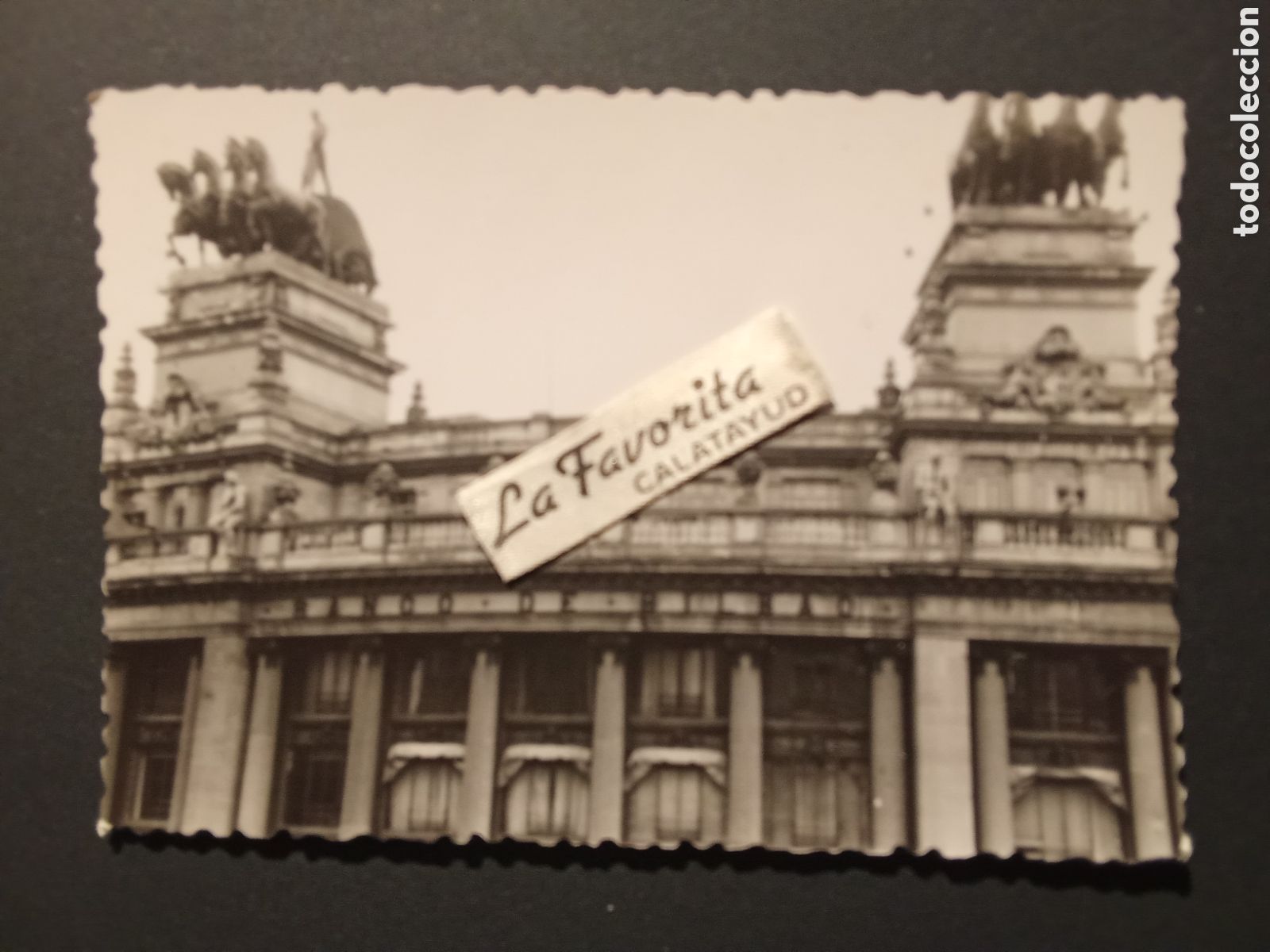 Photographie ancienne: Fotografia MADRID, a&ntilde;os 60, fachada Banco de BILBAO , original