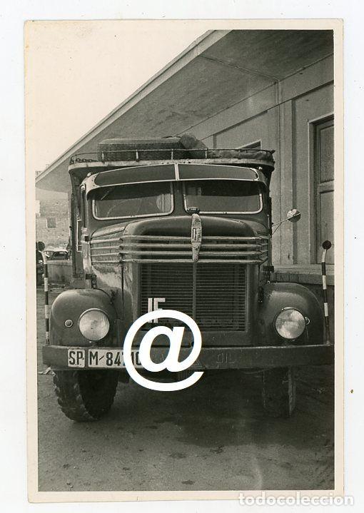 Fotografia antiga: FOTO CAMION ISOTTA FRASCHINI MATRICULA MADRID
