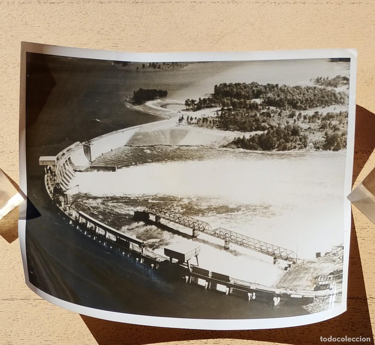Fotografia antiga: Fotograf&iacute;a de la Presa de Long Sault USIS PHOTO LAB