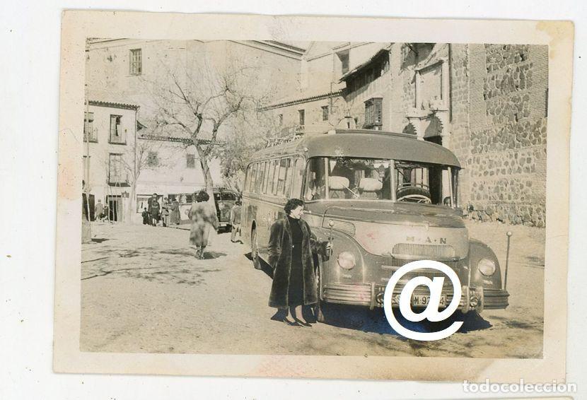 Fotograf&iacute;a antigua: FOTO AUTOCAR CHASIS MAN MATRICULA MADRID