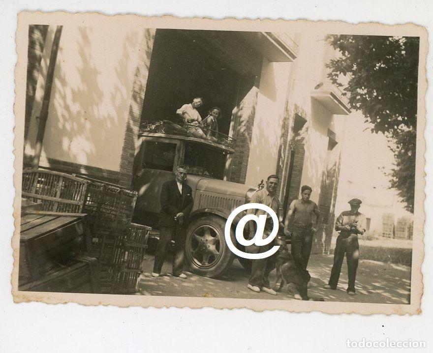 Fotograf&iacute;a antigua: FOTO CAMION ESPA&Ntilde;A A&Ntilde;OS 30/40