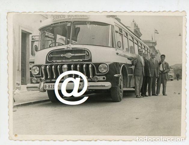Fotograf&iacute;a antigua: FOTO AUTOCAR CHASIS PEGASO MATRICULA BARCELONA