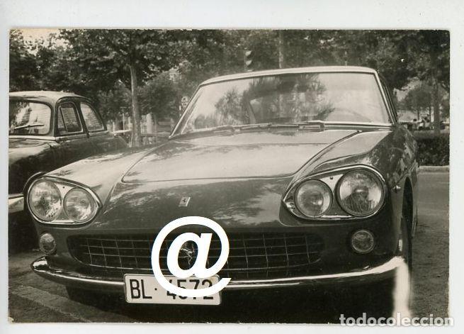 Fotograf&iacute;a antigua: FOTO COCHE AUTOMOVIL FERRARI 330 MATRICULA SUIZA A&Ntilde;OS 60