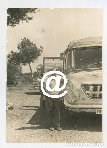 Photographie ancienne: FOTO AUTOCAR MATRICULA PALMA MALLORCA