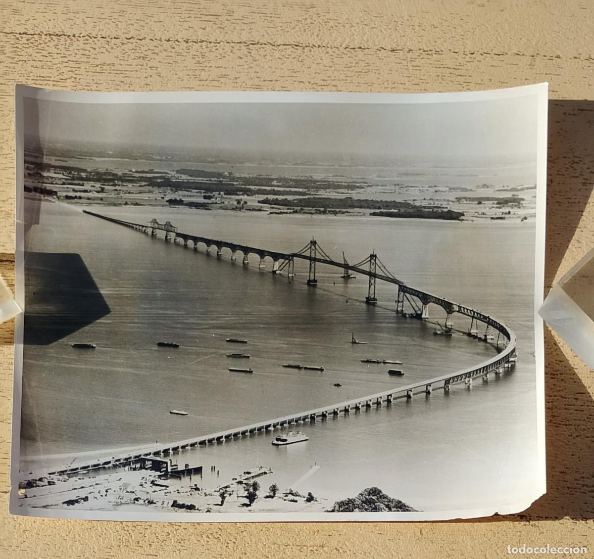Photographie ancienne: Fotograf&iacute;a Puente Chesapeake Bay USIS PHOTO LAB