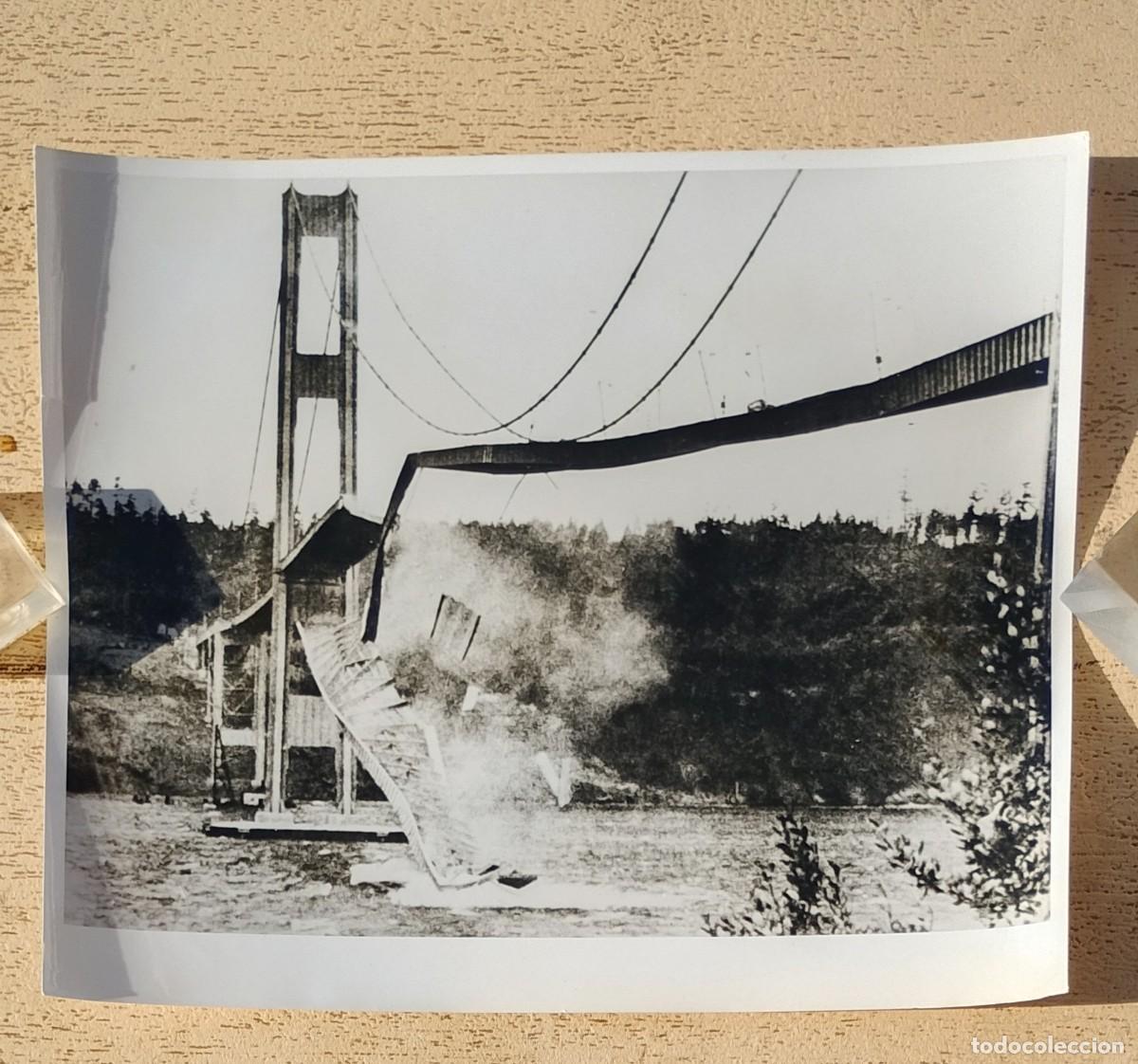 Photographie ancienne: Fotograf&iacute;a Puente Tacoma Narrows USIS PHOTO LAB