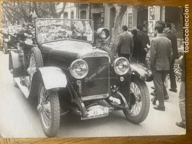Alte Fotografie: Coche Hispano Suiza. Fotografia 10.5 x 7.5 cm. 1 Rally del Bolet. 1966