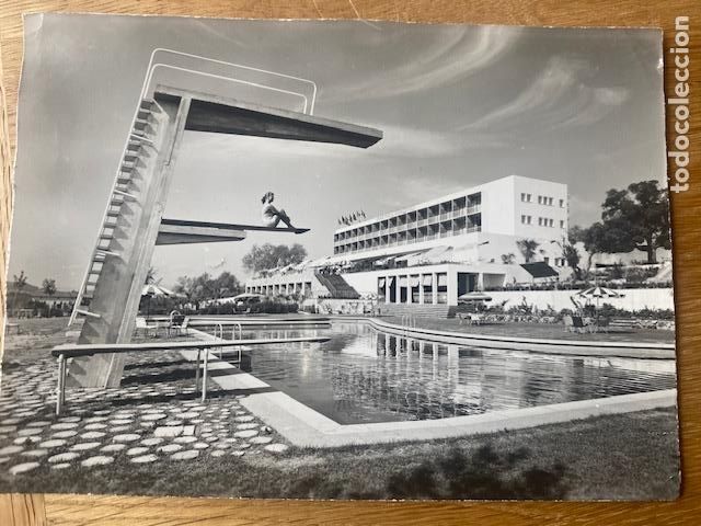 Alte Fotografie: Lloret. Fotografia de Hotel sin identificar. 17 x 12 cm.