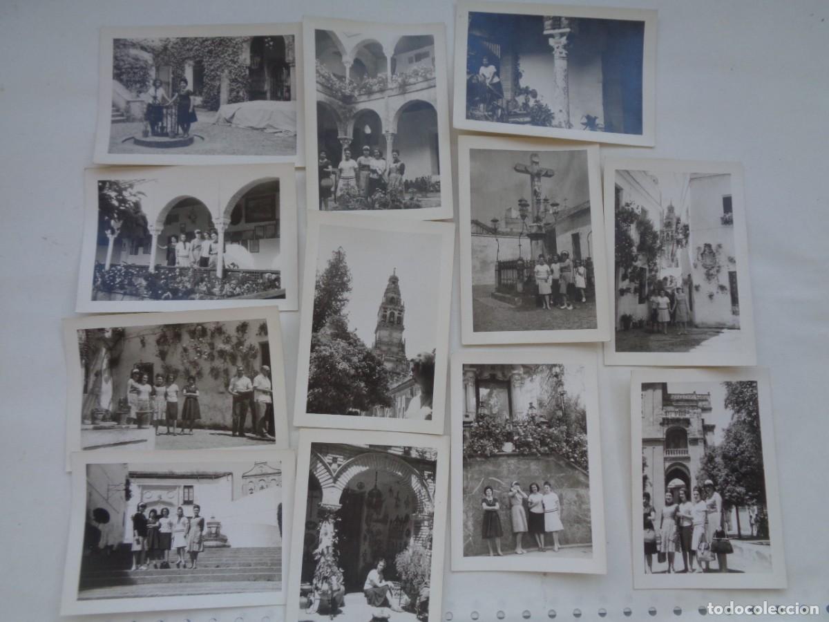 Alte Fotografie: LOTE DE 12 FOTOS DE CHICAS DE EXCURSION A CORDOBA , 1964