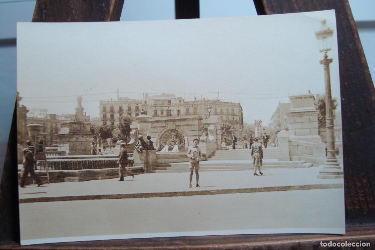 Antique Photography: ANTIGUA FOTOGRAFIA PLAZA CATALU&Ntilde;A BARCELONA PRINCIPIOS DEL XX.