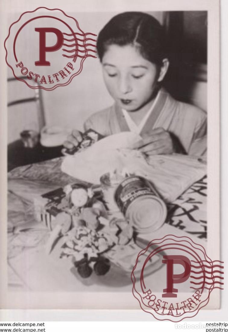 Photographie ancienne: FUR DEN MANN AN DER FRONT IN CHINA WW2 WORLD WAR. 18*13CM PRESS FOTO JAPON CHINE CHINA JAPAN