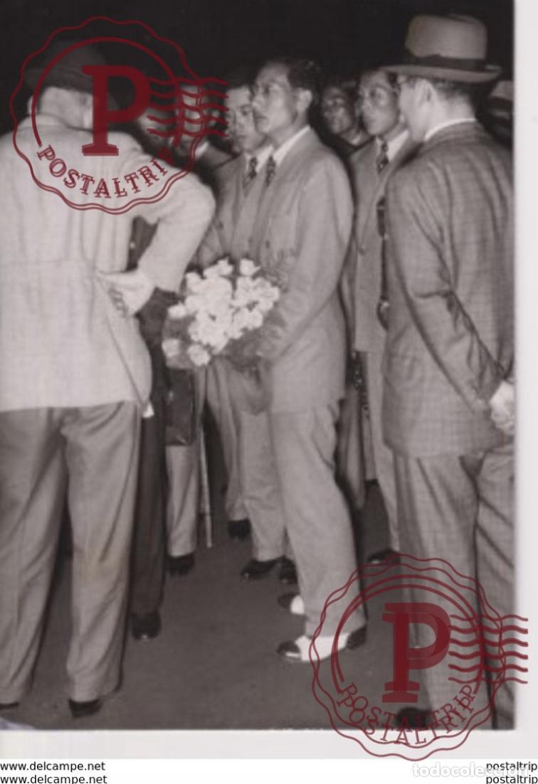 Photographie ancienne: JAPANISCHE STUDENTENSPORTLER BERLIN OLYMPIA 1939 WW2 WORLD WAR.18*13CM PRESS FOTO JAPON CHINE CHIN