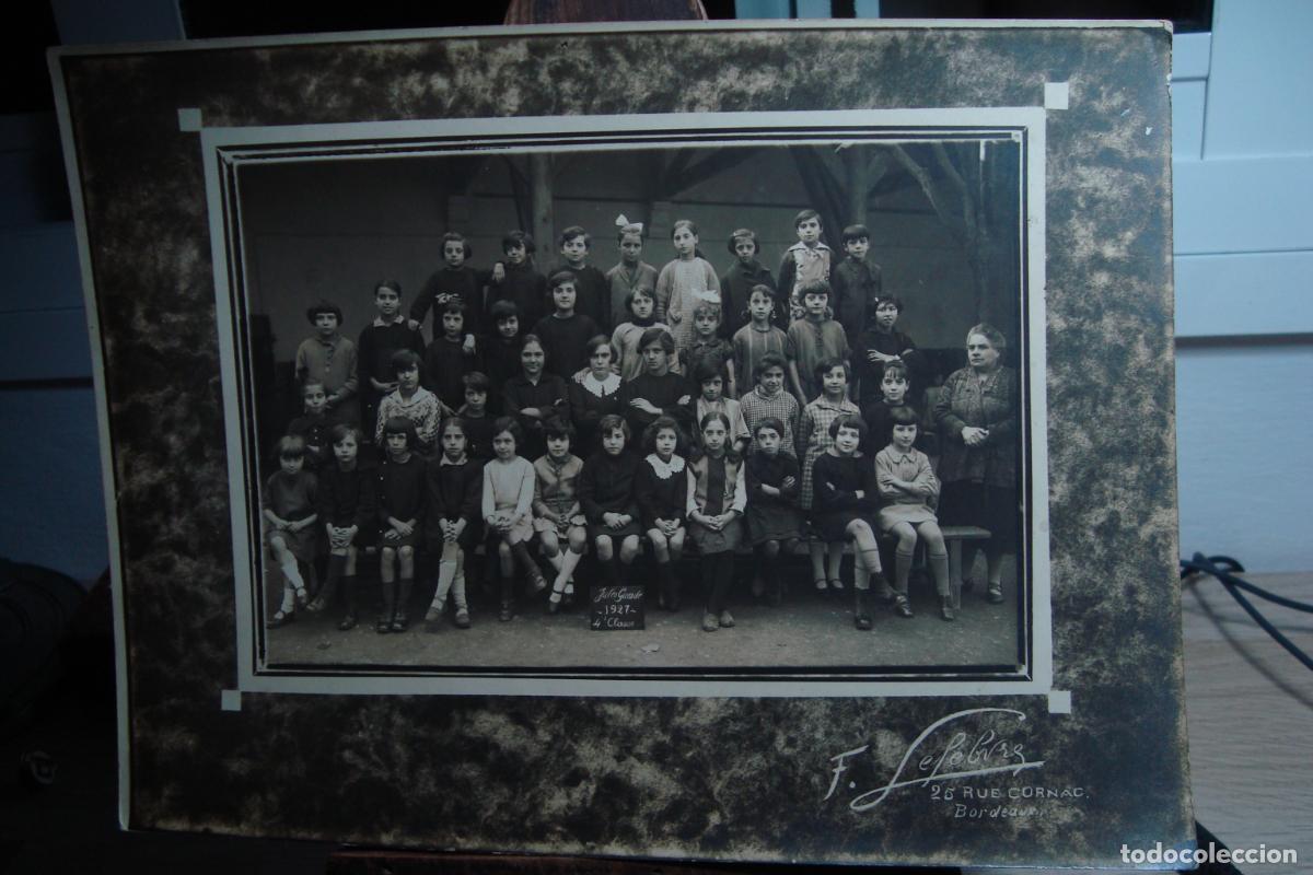 Fotograf&iacute;a antigua: ANTIGUA FOTOGRAFIA PHOTOGRAPHIE GROUPE D'ENFANTS. LEFREBVRE BOURDEAUX FRANCE 1927