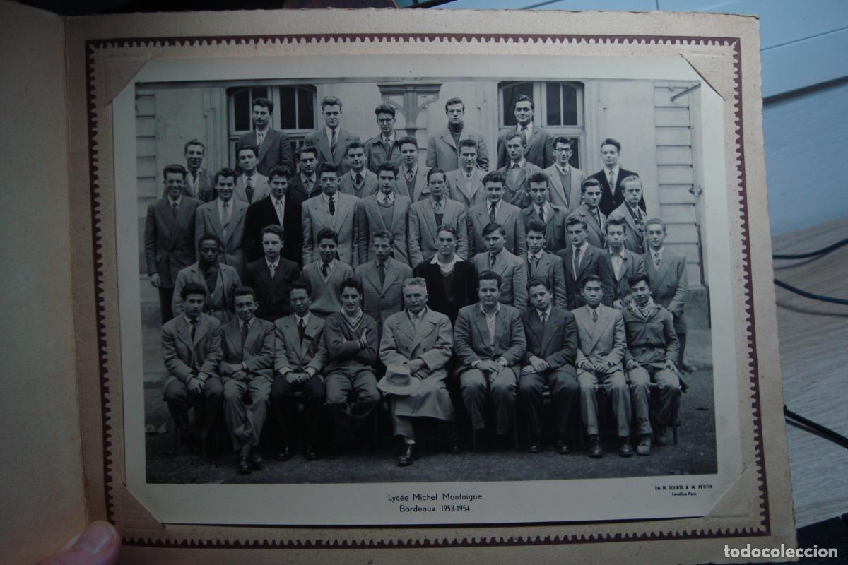 Fotograf&iacute;a antigua: ANTIGUA FOTOGRAFIA PHOTOGRAPHIE LYC&Eacute;E MICHEL MONTAIGNE 1953-1954. H.TOURTE & PETITIN PARIS
