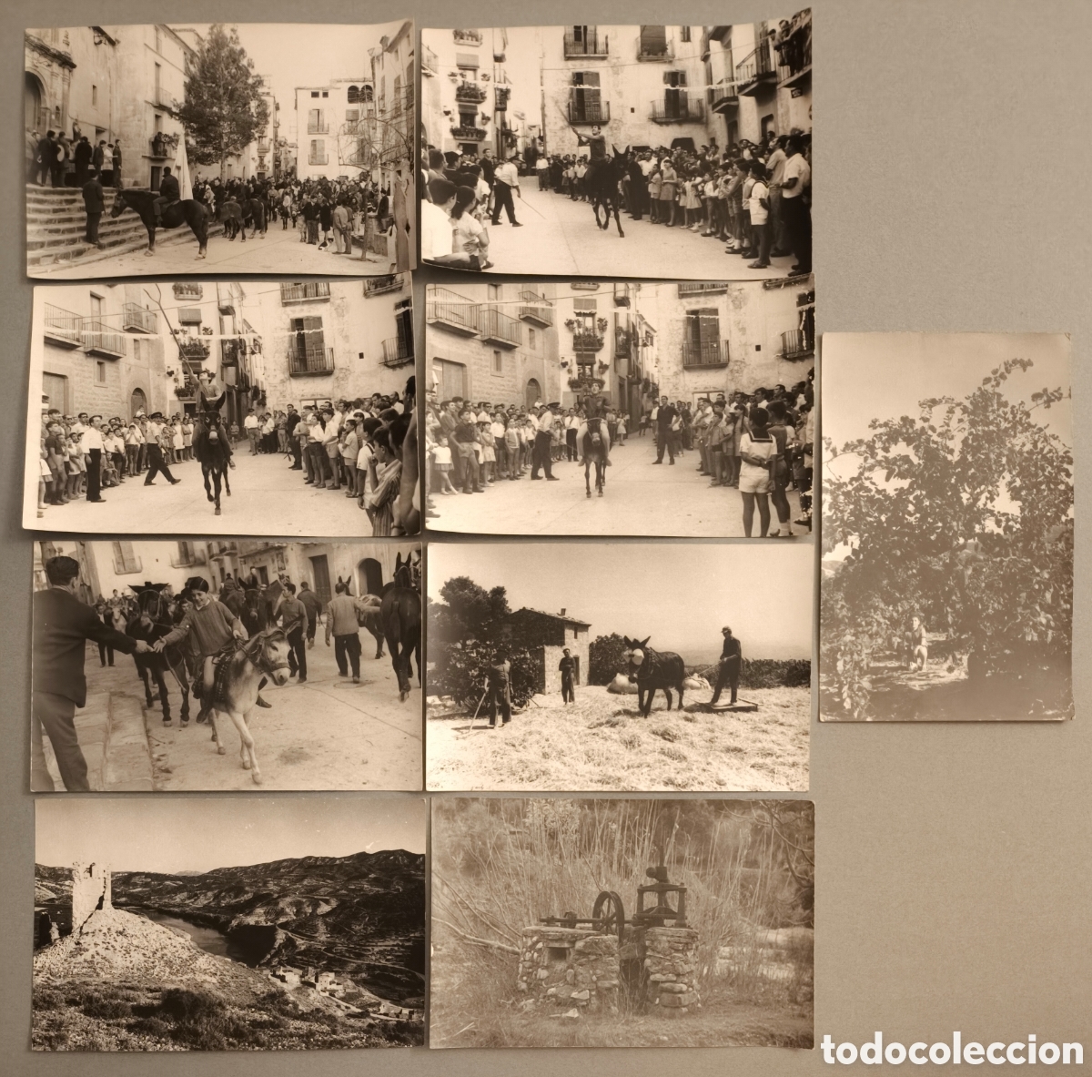 Fotograf&iacute;a antigua: ASC&Oacute; FESTA POPULAR FOTOGRAF&Iacute;A LOTE 8 RIBERA D'EBRE TARRAGONA C. 1965