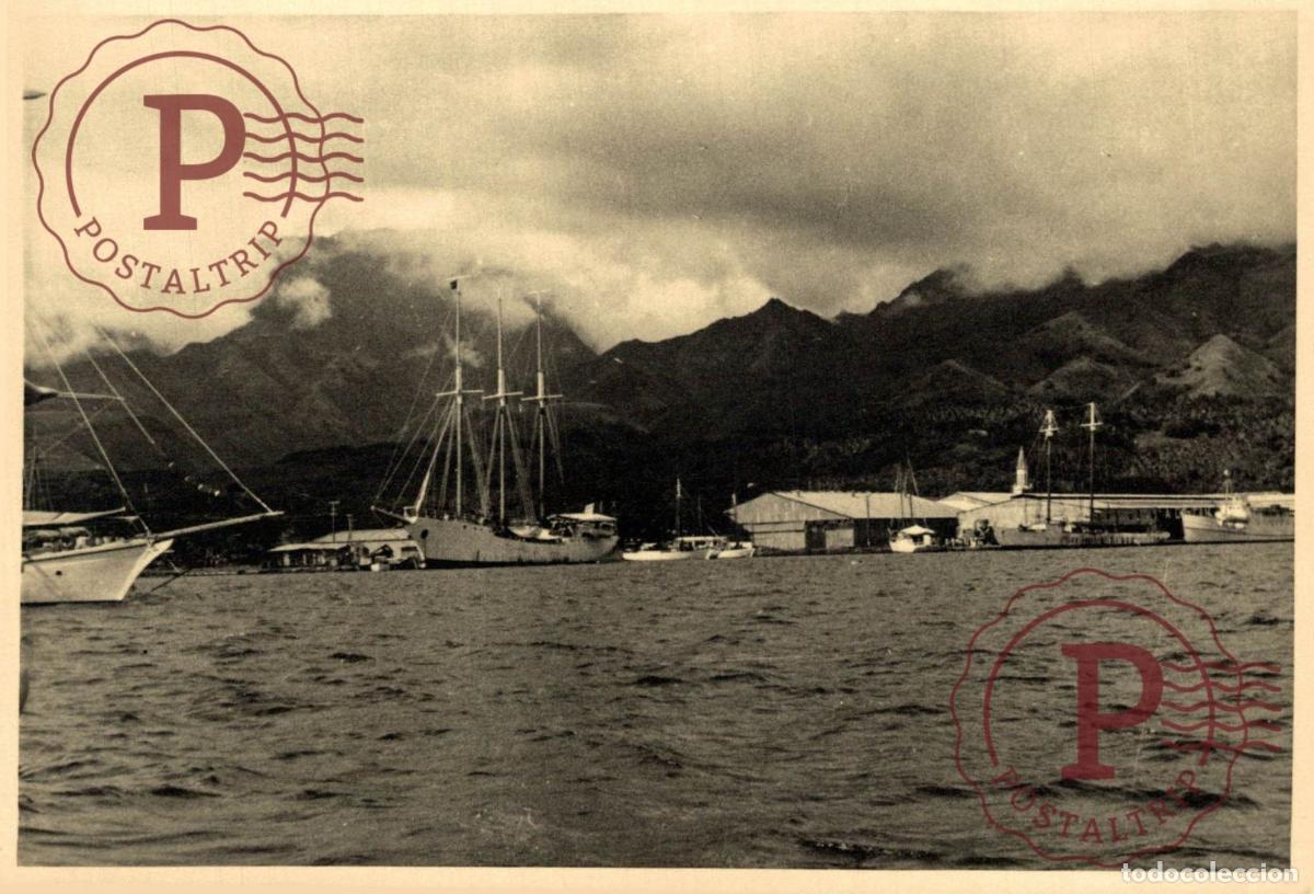 Fotograf&iacute;a antigua: OCEANIA OCEANIE. TAHITI. PAPEETE +- 17.5X12.5CM PHOTO. FOTOGRAFIA ANTIGUA.