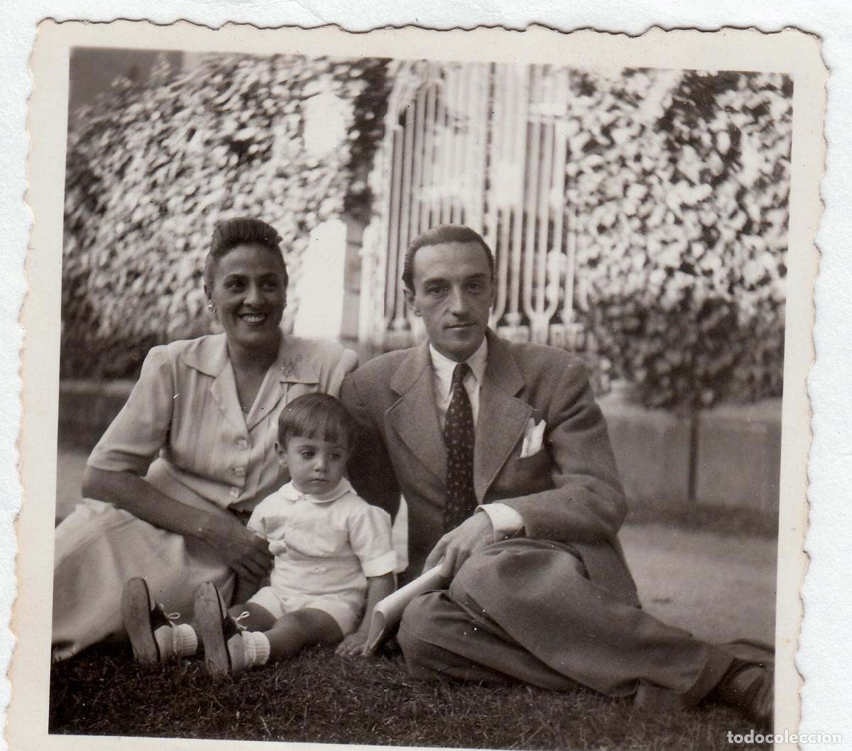 Photographie ancienne: Familia en M&eacute;xico. A&ntilde;os 40-50 bm