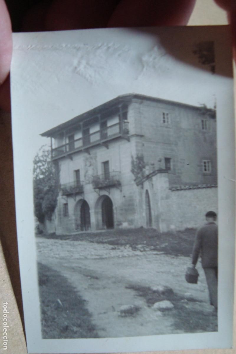 Fotograf&iacute;a antigua: ANTIGUA FOTOGRAFIA VISTA DE CASA EN SANTILLANA A&Ntilde;OS 40?