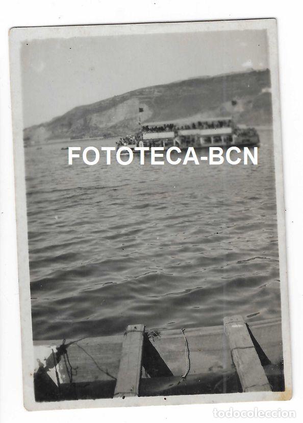 Fotograf&iacute;a antigua: FOTO ORIGINAL PUERTO DE BARCELONA GOLONDRINA EMBARCAION BARCO A&Ntilde;OS 20