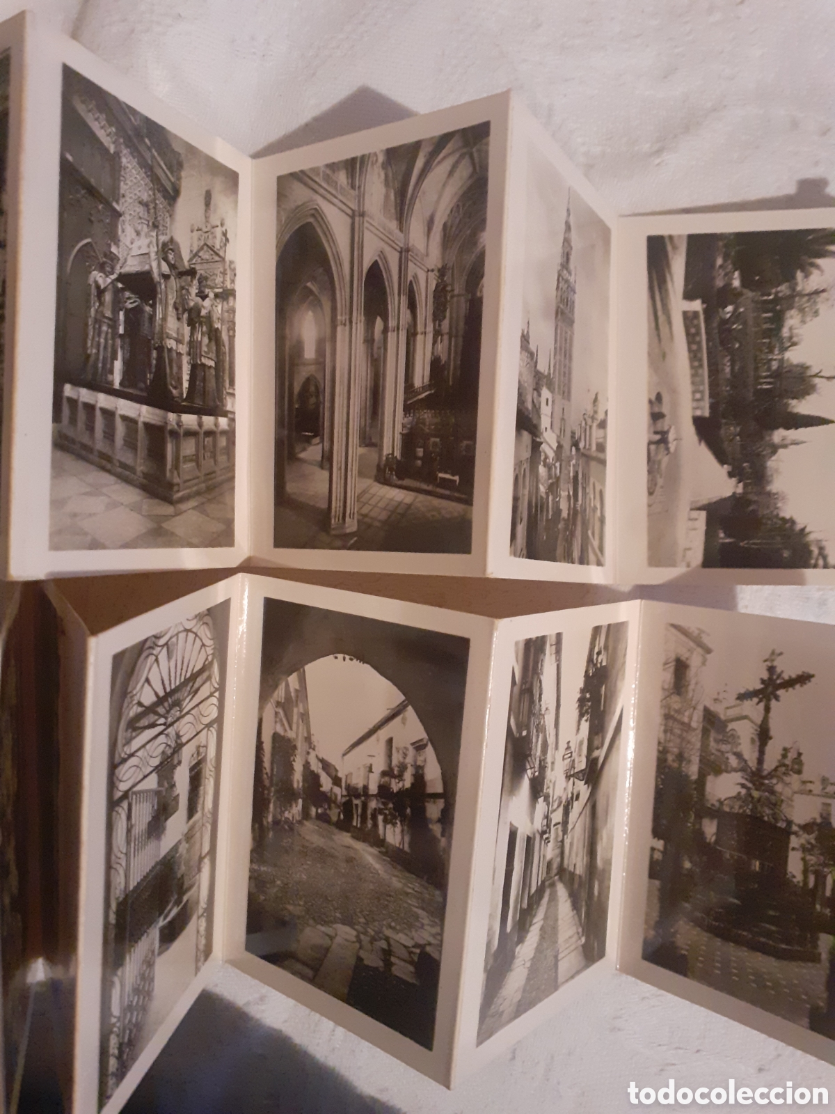 Fotograf&iacute;a antigua: BLOCK DE 10 MINIFOTOGRAFIAS DE SEVILLA 7 X 6 CM