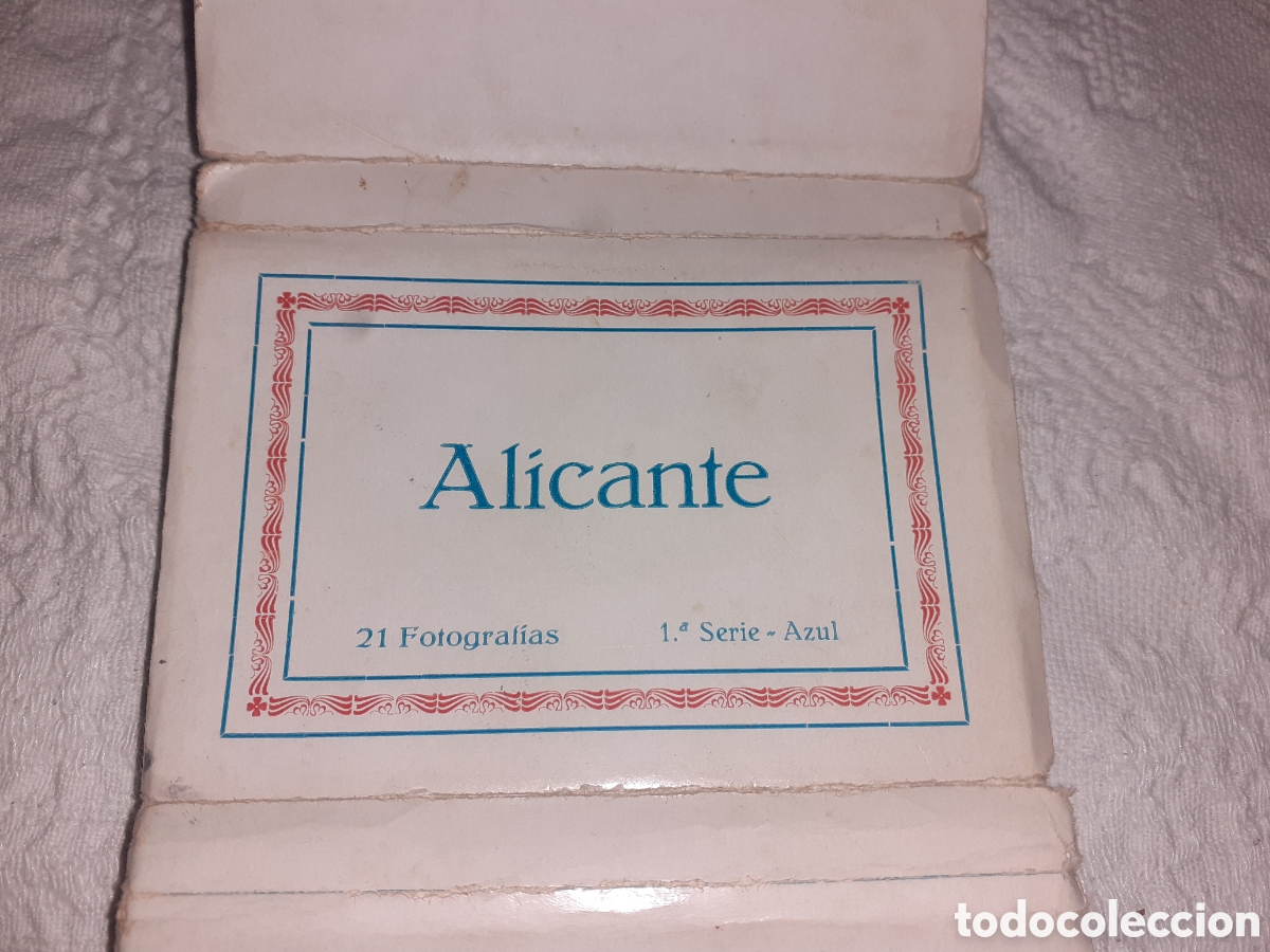 Fotograf&iacute;a antigua: CARPETILLA DE 21 MINIFOTOGRAFIAS DE ALICANTE. FOTO ROISIN