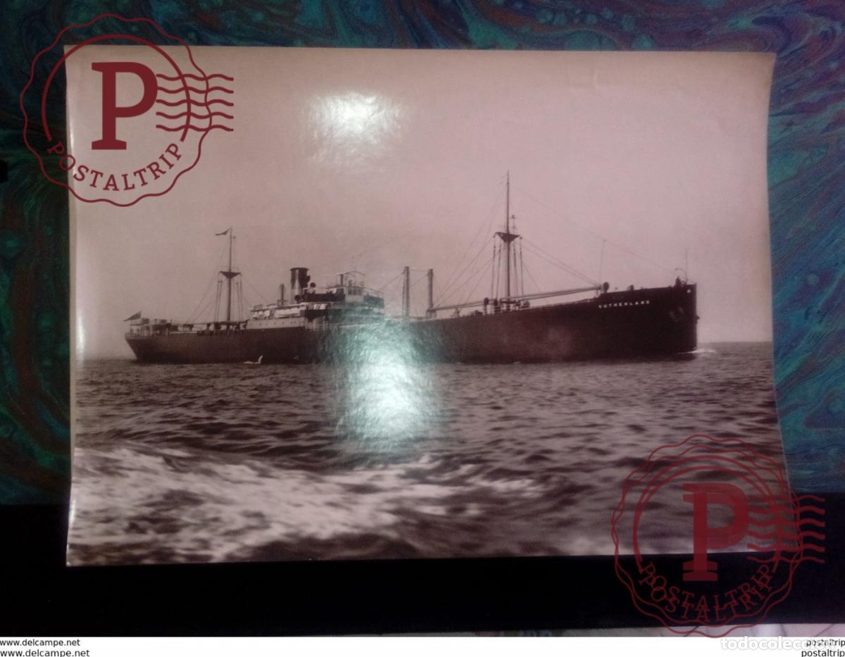 Fotograf&iacute;a antigua: SUTHERLAND +- 35 * 25 CM REAL PHOTOGRAPH BOAT BARCO BOOT BOAT