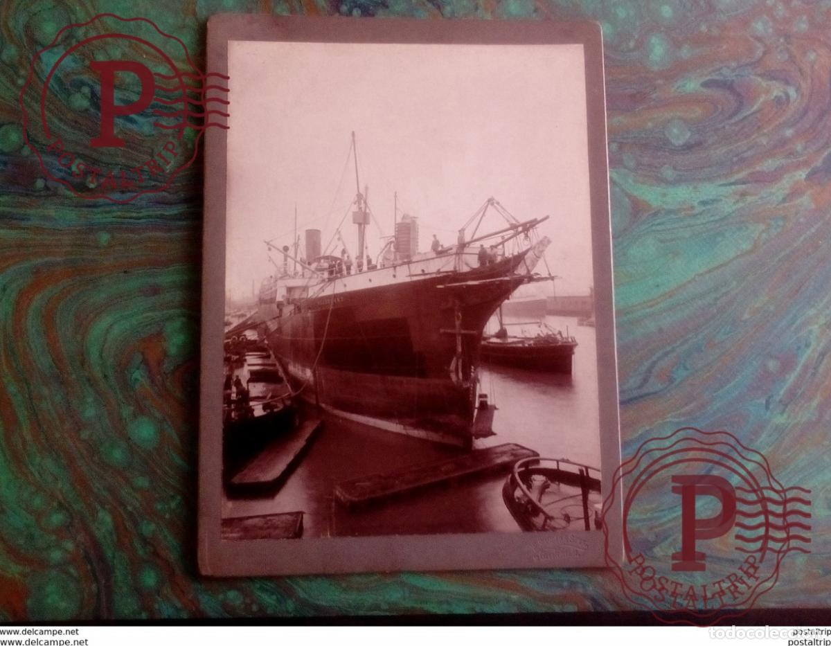 Fotograf&iacute;a antigua: HELGOLAND +- 19 * 25 CM REAL PHOTOGRAPH BOAT BARCO BOOT BOAT