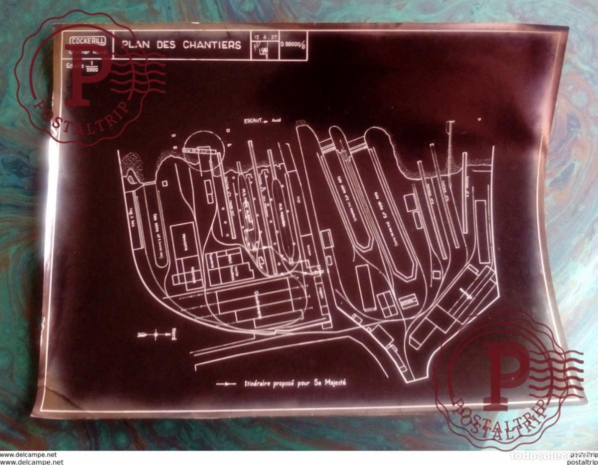Fotograf&iacute;a antigua: PLAN DES CHANTIERS +- 36 * 28 CM REAL PHOTOGRAPH BOAT BARCO BOOT BOAT