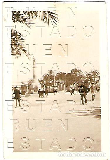 Fotograf&iacute;a antigua: ALICANTE PASEO DE LA EXPLANADA 1928 7X4 FOTOGRAFIA UNICA F98
