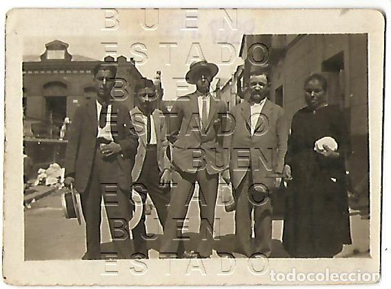 Fotograf&iacute;a antigua: BADAJOZ PLAZA DE ABASTOS 1928 7X5 FOTOGRAFIA UNICA F98