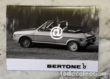 Fotograf&iacute;a antigua: FOTO DE PRENSA CARROCERIA BERTONE COCHE FIAT RITMO CABRIO