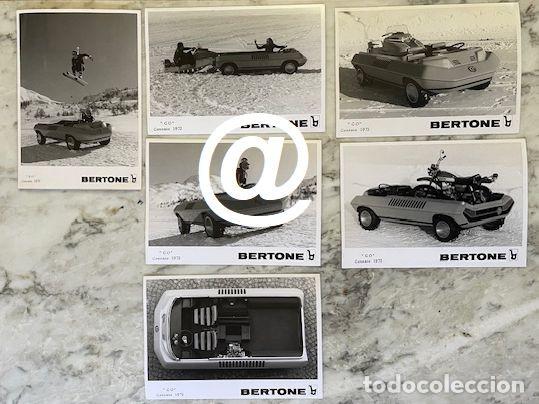 Fotograf&iacute;a antigua: 6 FOTOS DE PRENSA CARROCERIA BERTONE COCHE SUZUKI GO