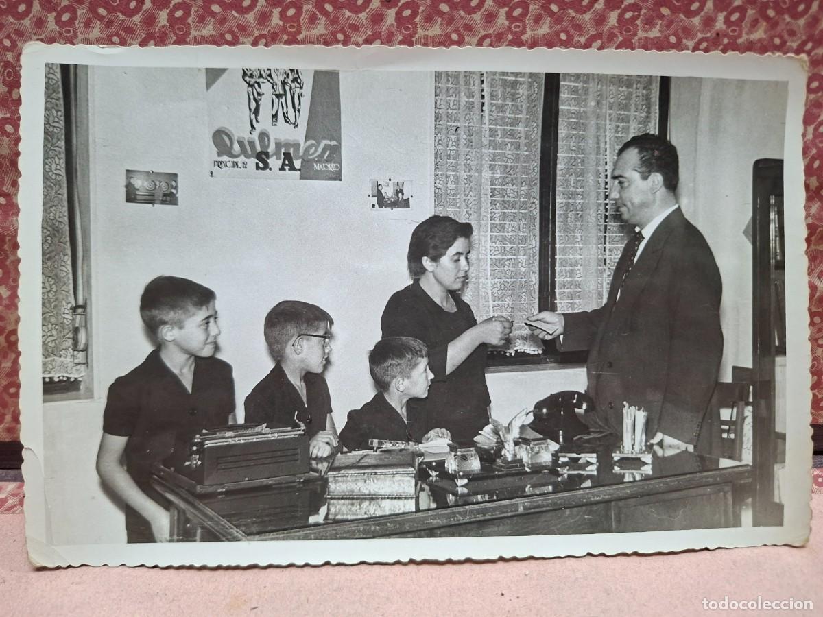 Fotograf&iacute;a antigua: ANTIGUA FOTOGRAFIA POLIZA CULMEN S.A. SELLO ALBA MURCIA