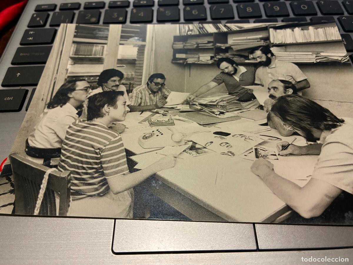 Fotograf&iacute;a antigua: FOTOGRAFIA ORIGINAL DE LABORDETA, Posiblemente redaccion de la revista ANDALAN