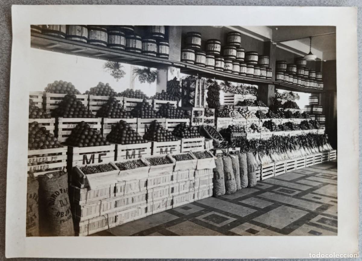 Fotograf&iacute;a antigua: FOTO ORIGINAL. MAGRANER ET FRERES. ALMACEN DE COMESTIBLES EN AMIENS. FRANCIA. EMIGRACI&Oacute;N DE MALLORCA