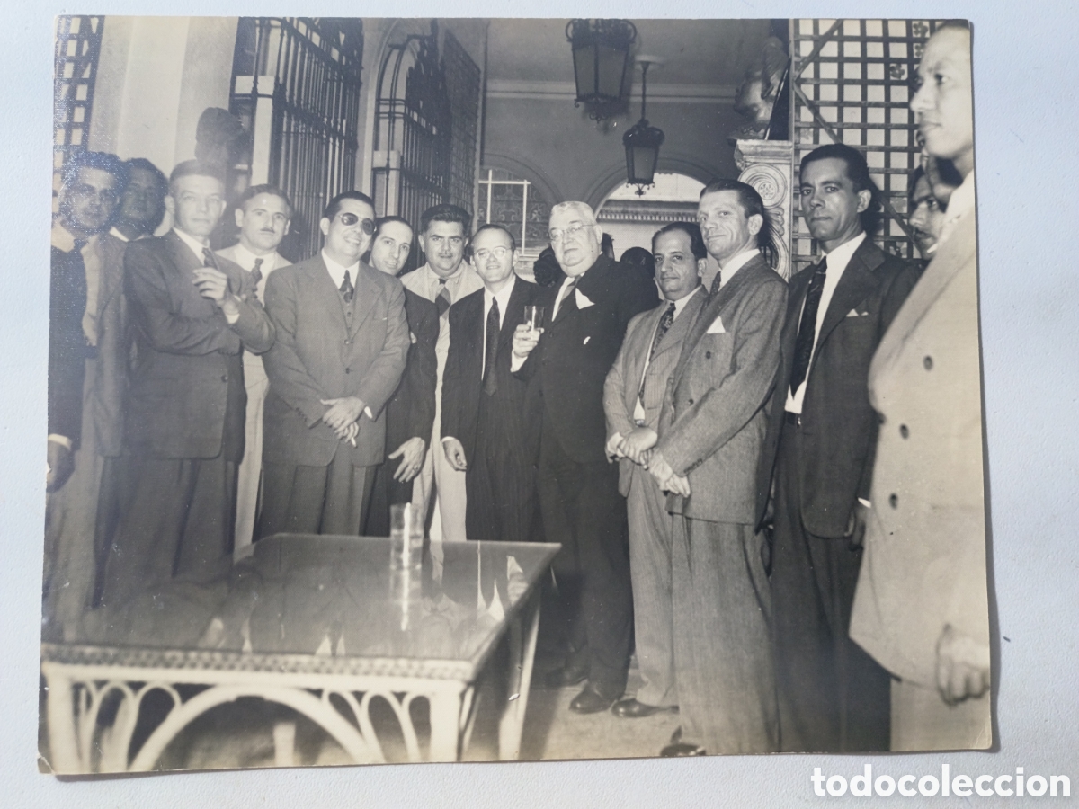 Fotograf&iacute;a antigua: Cuba, fotograf&iacute;a original &eacute;poca l&iacute;der partido ortodoxo Eduardo Chibas ,a&ntilde;o 1950.