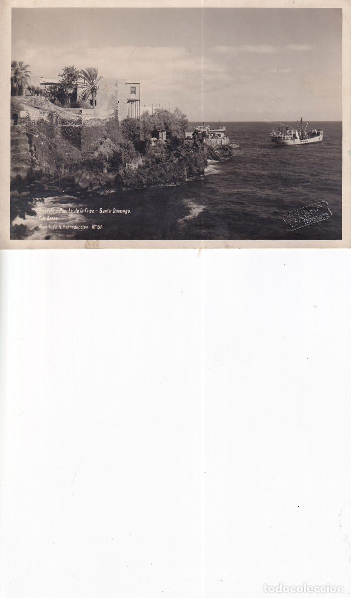 Fotograf&iacute;a antigua: TENERIFE PUERTO DE LA CRUZ SANTO DOMINGO FOTO BAENA GRANDE