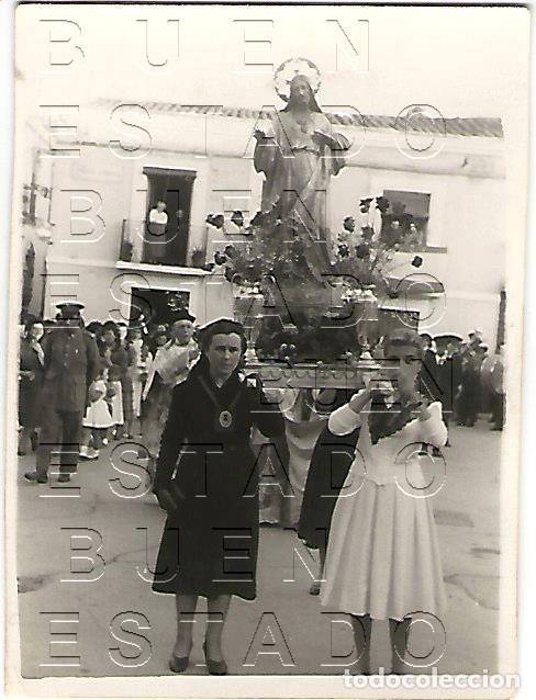 Fotograf&iacute;a antigua: PICURI&Ntilde;A BADAJOZ 1956 FAMILIA MATA FOTOGRAFO TINOCO 8X5 FOTOGRAFIA UNICA F28