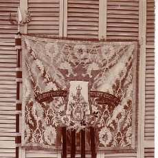 Fotografía antigua: BANDEROLA DEL SOMETENT DE SANT ISCLE, VALL ALTA. AÑO 1908.. Lote 12974030