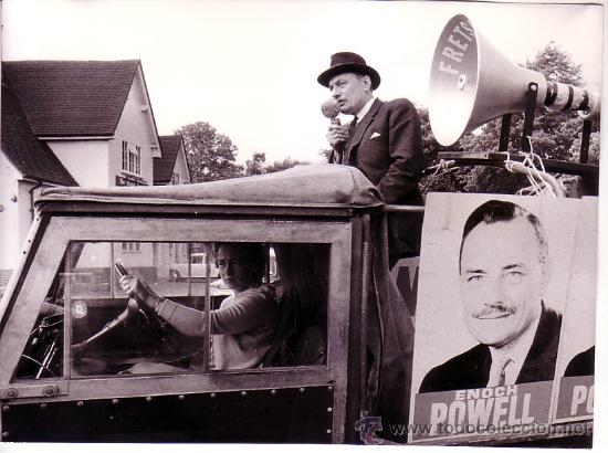 Antique Photography: mr. ENOCH POWELL. 5-6-1970. Inglaterra. ver texto reverso. keystone photos. 15 x 20 cm.