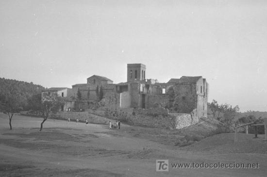 Fotograf&iacute;a antigua: MAS&Iacute;A. Bergued&agrave;. Coches, personas y paisaje. Catalu&ntilde;a