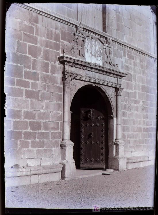 Antique Photography: PERELADA, PALAU DELS COMPTES, 1890's. cristal negativo 13 x 18