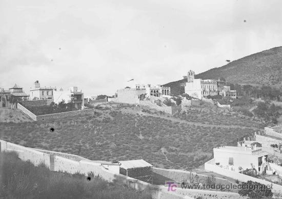 Alte Fotografie: Nuestra Se&ntilde;ora del Coll. Tibidabo. Barcelona. Sin autor&iacute;a. Circa 1900