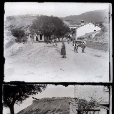 Fotografía antigua: PUEBLO POR IDENTIFICAR, ESPAÑA. 1920'S. 2 CRISTALES NEGATIVOS 13 X 6 CM.. Lote 14213134