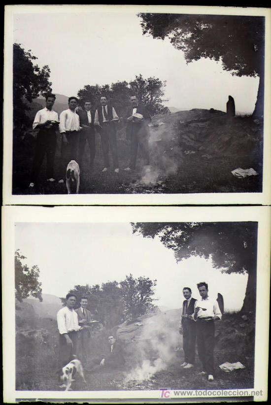 Antique Photography: Catalu&ntilde;a, localizaci&oacute;n por identificar. 1900's. 2 cristales negativos algo sobreexpuestos 9x12 cm.
